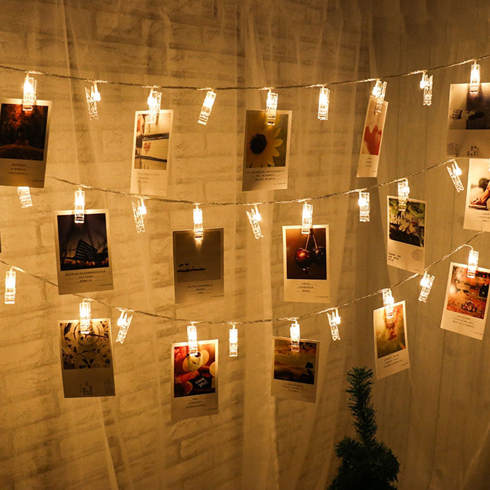 Photo Holder LED String Lights