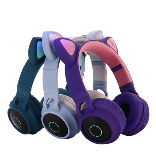 Cute Bluetooth 5.0 Wireless Headphones