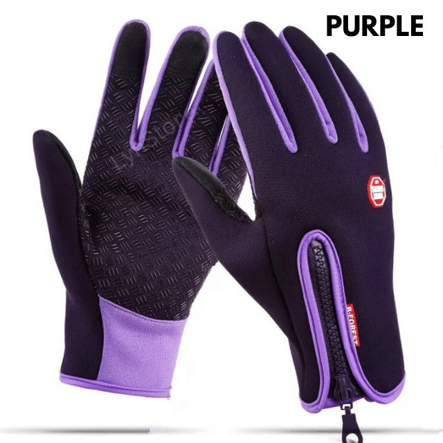 Thermal Sports Gloves – Fleece-Lined, Waterproof & Touch-Enabled