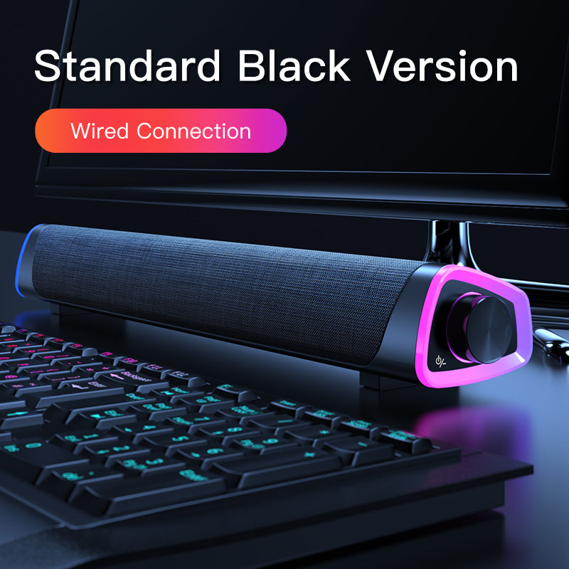4D Stereo Sound Speaker Bar – Bluetooth & Wired
