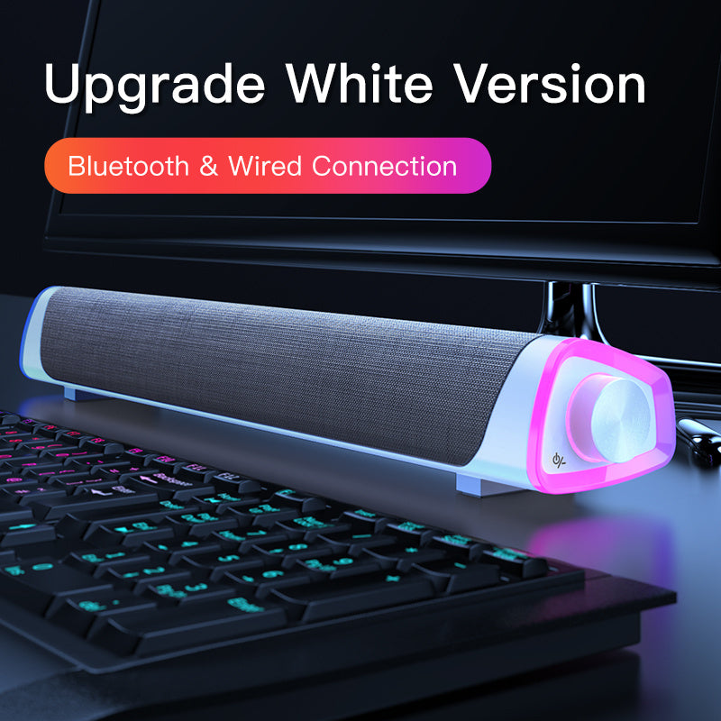 4D Stereo Sound Speaker Bar – Bluetooth & Wired