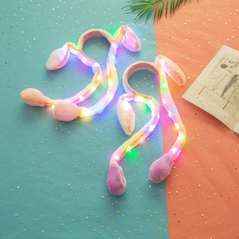 Cute Rabbit Ear Plush Headband – Soft & Adorable Accessory