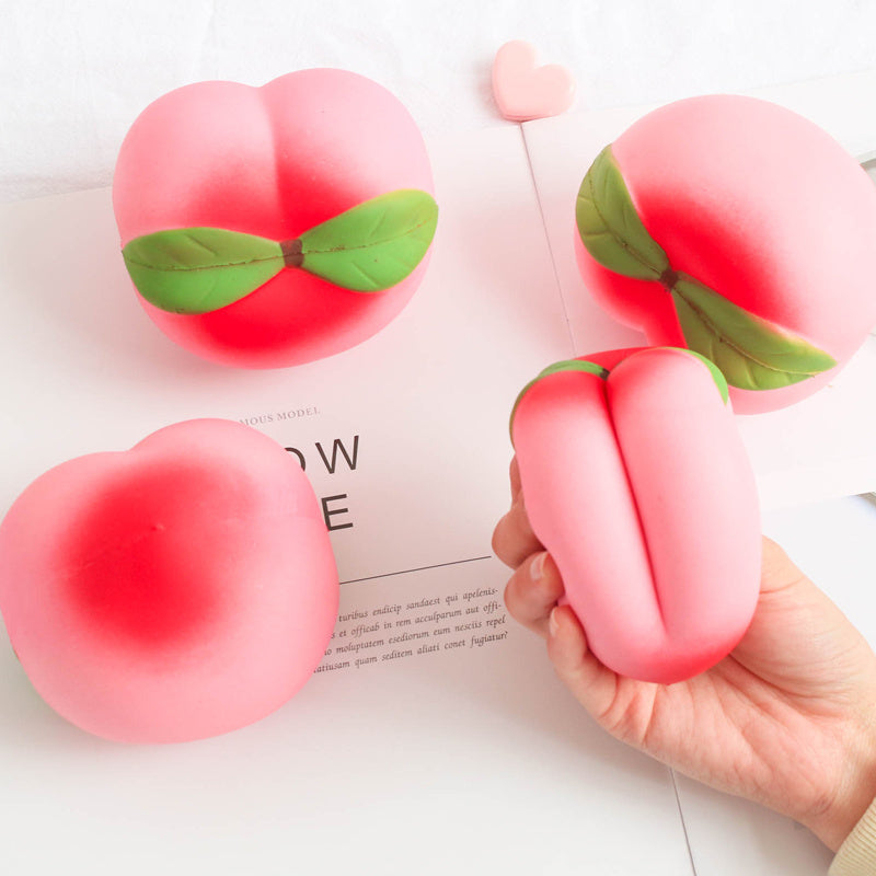Peach-Shaped Slow Rebound Stress Toy
