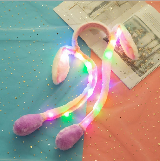 Cute Rabbit Ear Plush Headband – Soft & Adorable Accessory