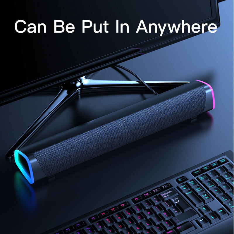 4D Stereo Sound Speaker Bar – Bluetooth & Wired