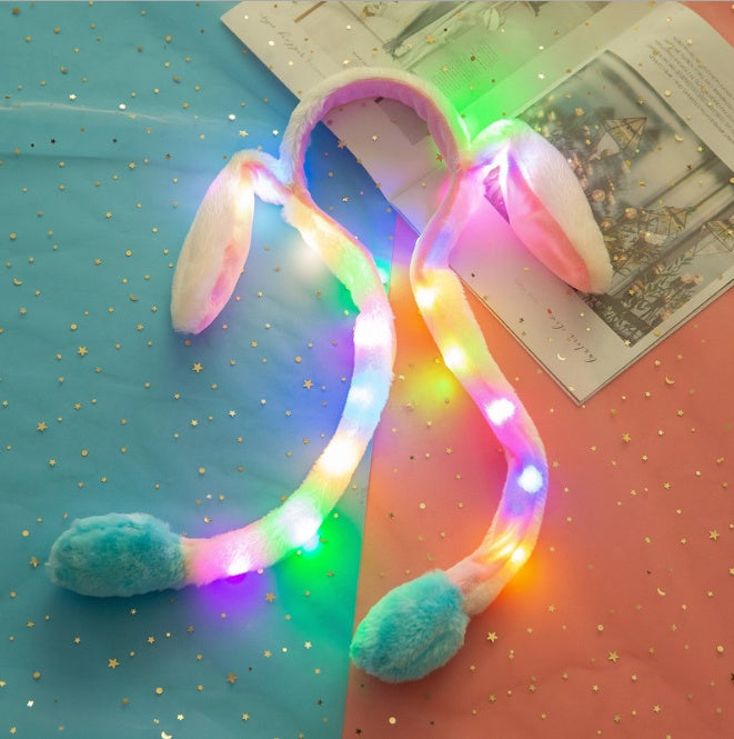Cute Rabbit Ear Plush Headband – Soft & Adorable Accessory
