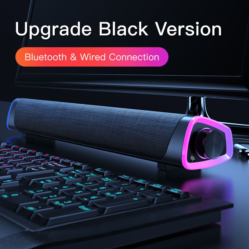 4D Stereo Sound Speaker Bar – Bluetooth & Wired