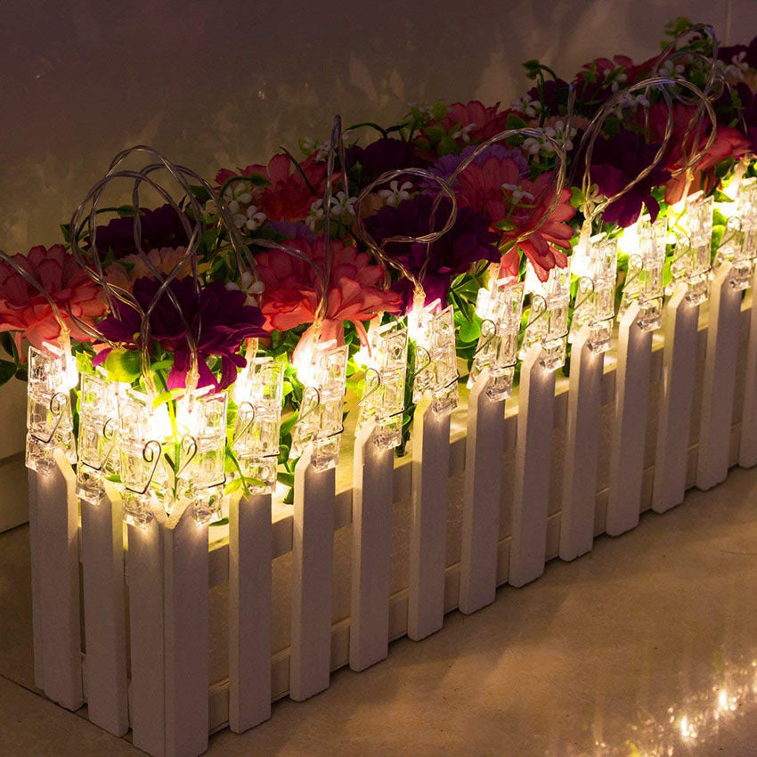 Photo Holder LED String Lights