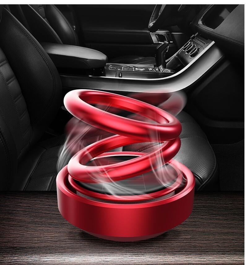 Solar-Powered Rotating Car Air Freshener