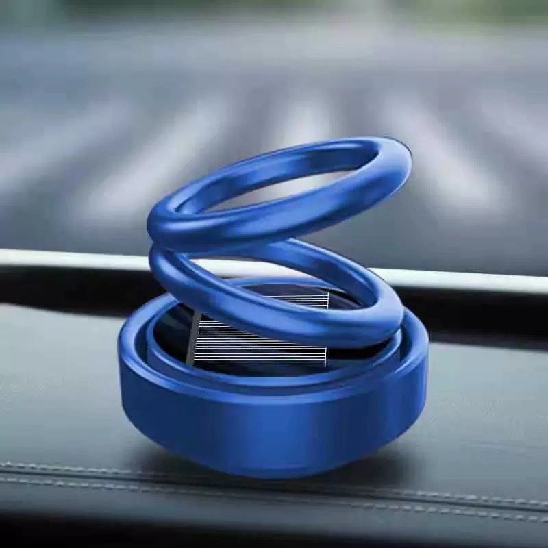 Solar-Powered Rotating Car Air Freshener