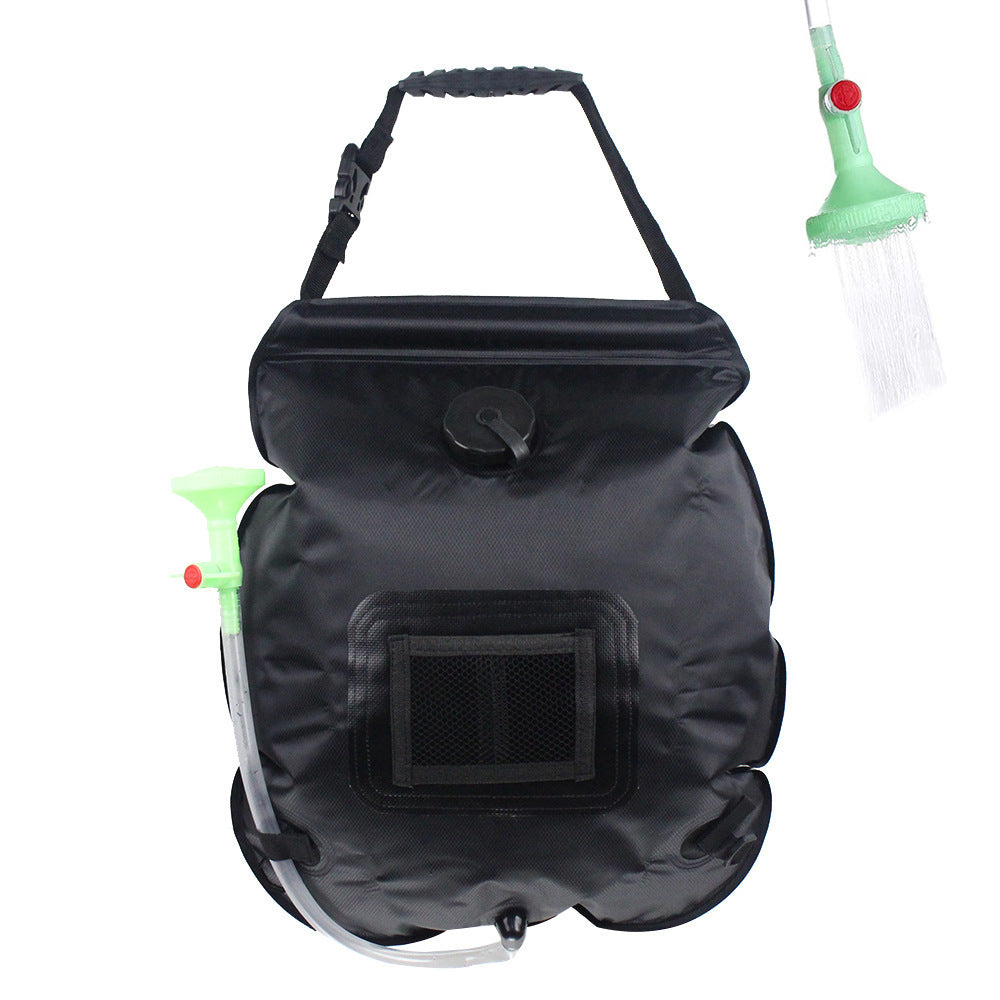 Solar-Powered Outdoor Bath Water Bag – 20L Portable Camping Shower