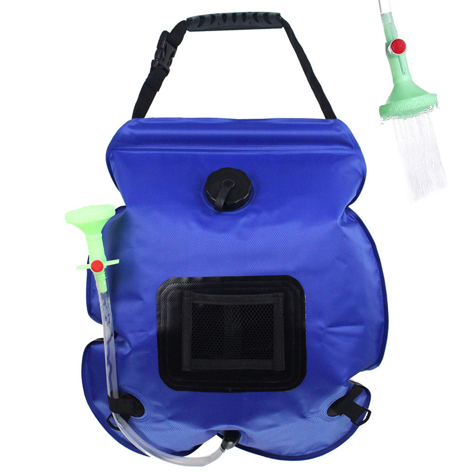 Solar-Powered Outdoor Bath Water Bag – 20L Portable Camping Shower