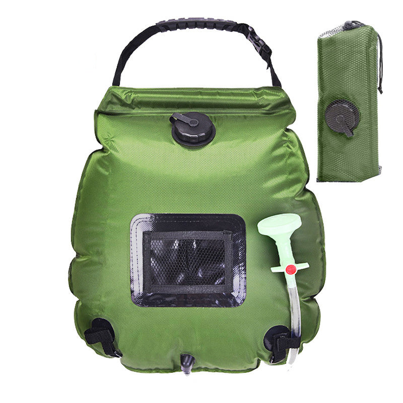 Solar-Powered Outdoor Bath Water Bag – 20L Portable Camping Shower