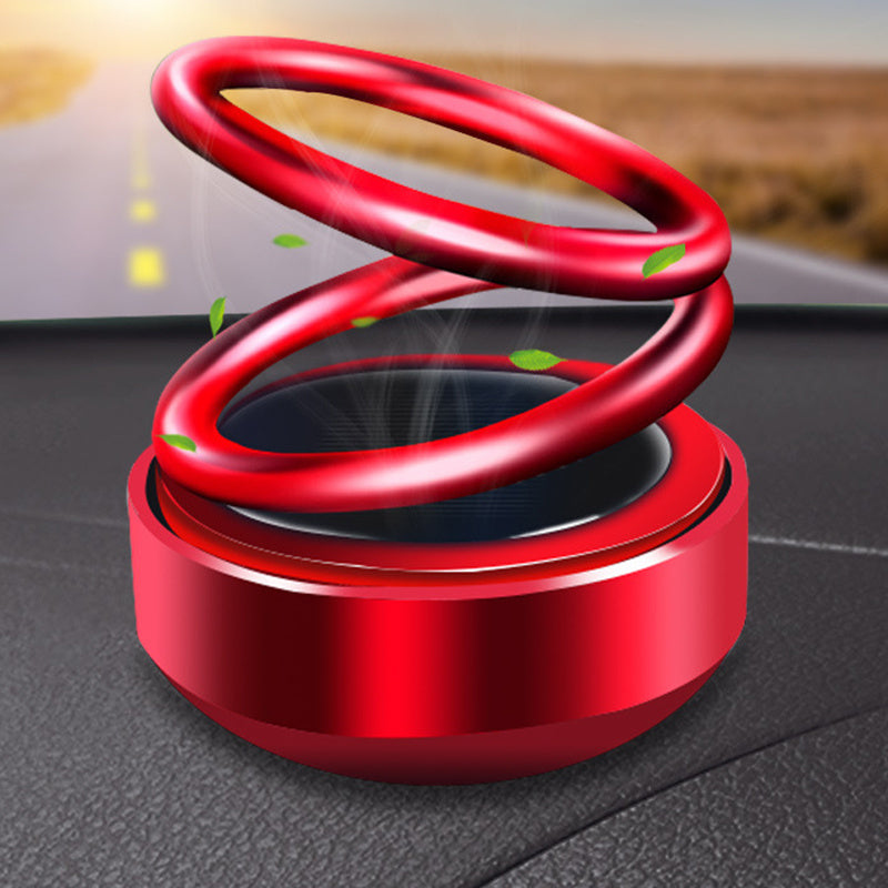 Solar-Powered Rotating Car Air Freshener