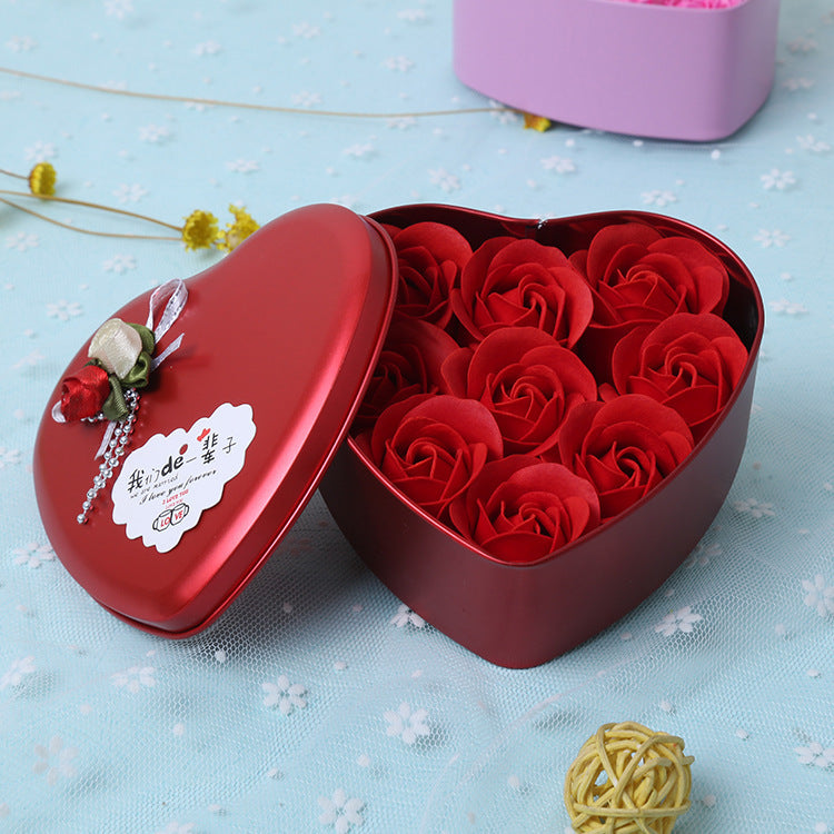 Soap Flower Gift Box