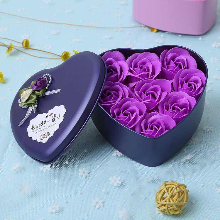 Soap Flower Gift Box