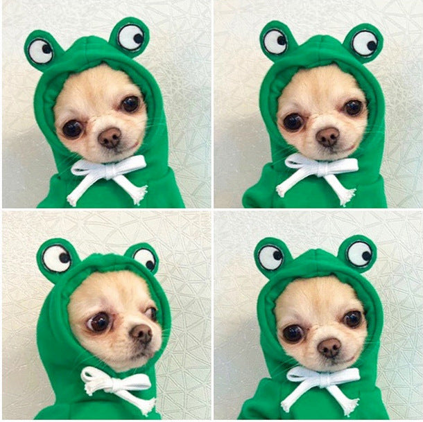 Cozy Fruit Hoodie for Small Dogs & Cats – Winter Fleece Outfit