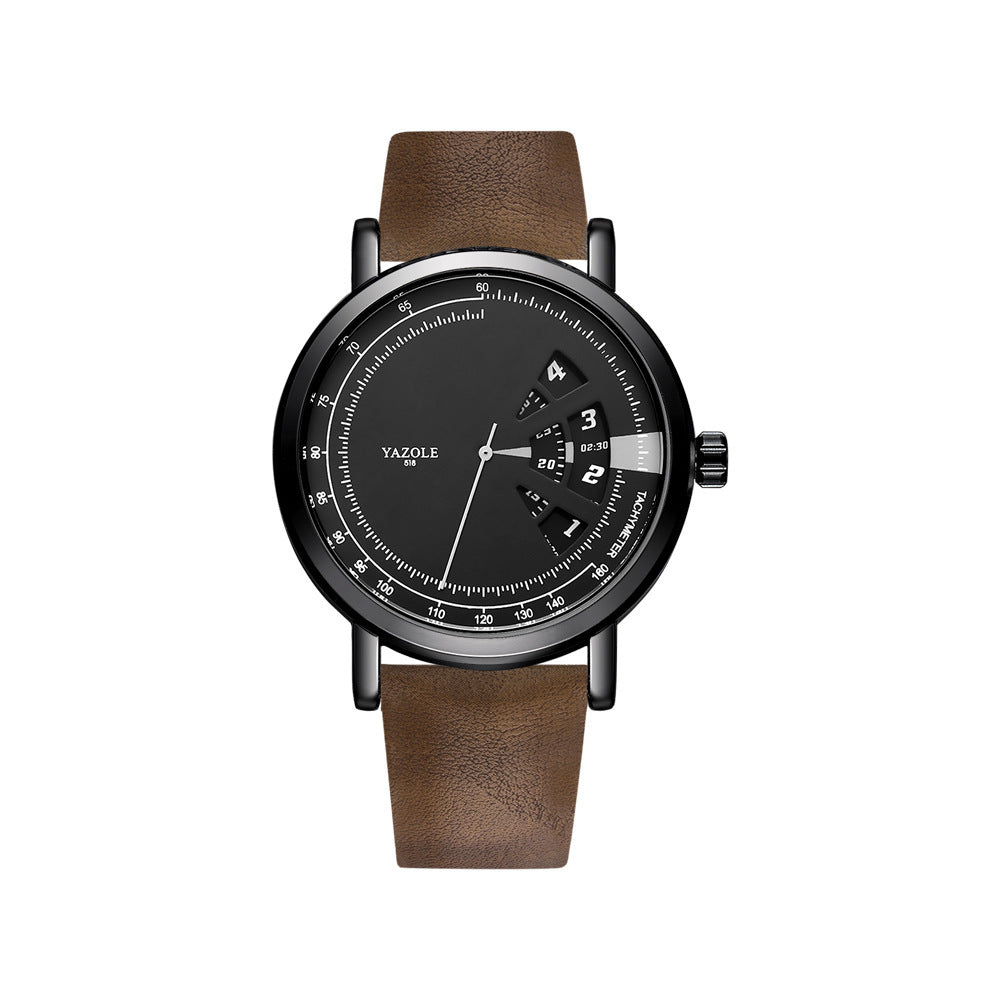 Durable Men’s Turntable Watch – Water-Resistant & Stylish