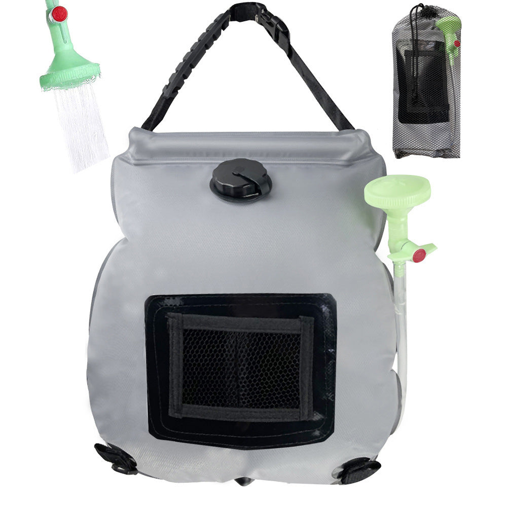 Solar-Powered Outdoor Bath Water Bag – 20L Portable Camping Shower