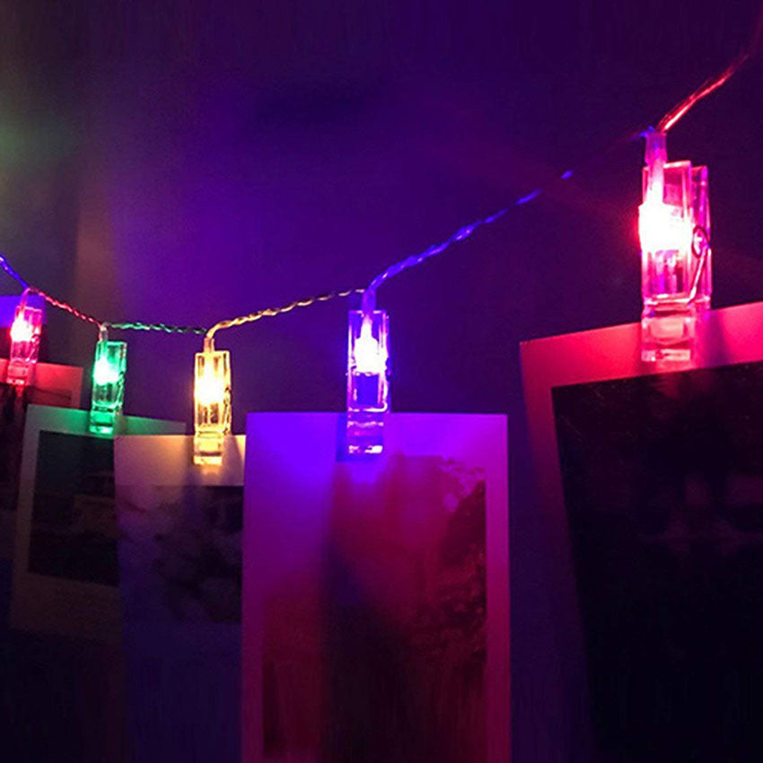 Photo Holder LED String Lights