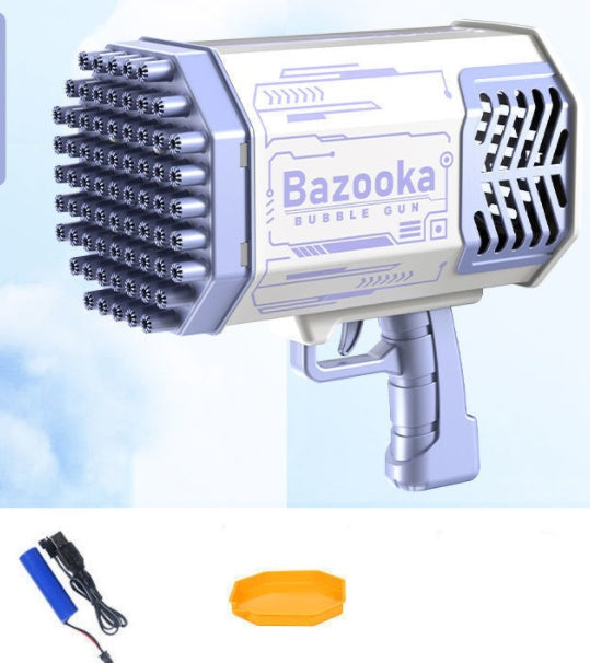 Rocket Bubble Blaster – 69-Hole Automatic Soap Bubble Machine