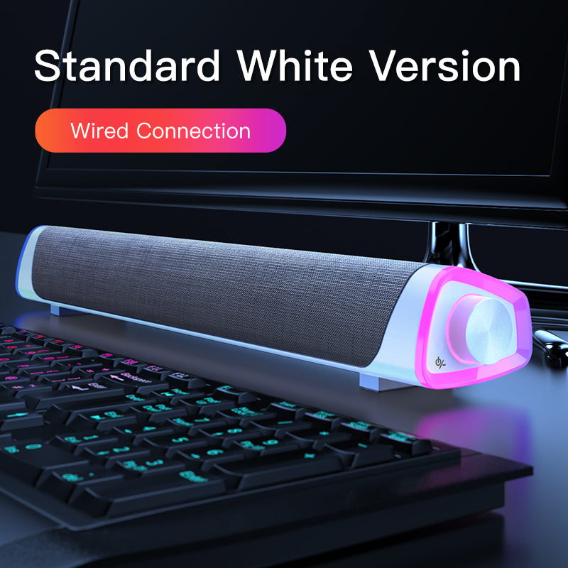 4D Stereo Sound Speaker Bar – Bluetooth & Wired
