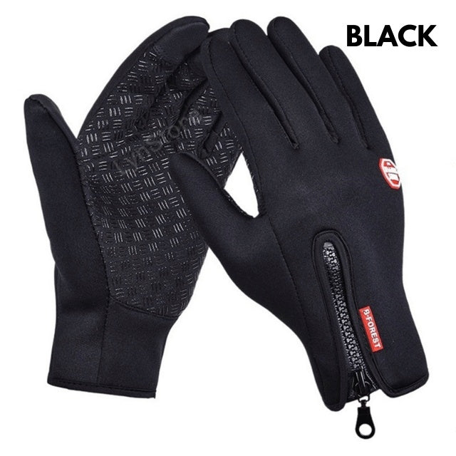 Thermal Sports Gloves – Fleece-Lined, Waterproof & Touch-Enabled