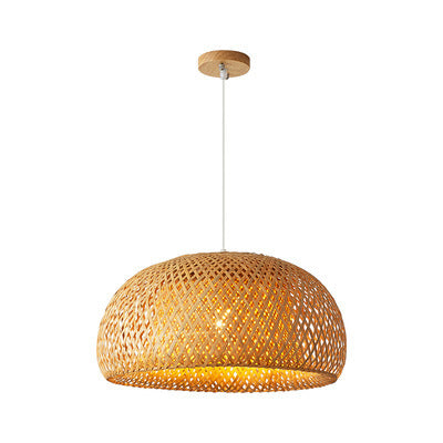 Japanese Style Bamboo Woven Chandelier