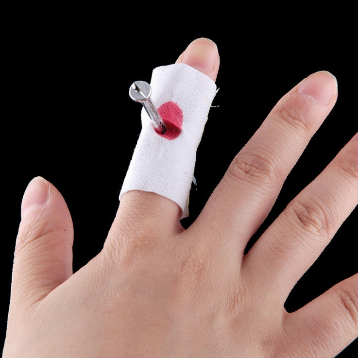 Realistic Nail-in-Finger Prank
