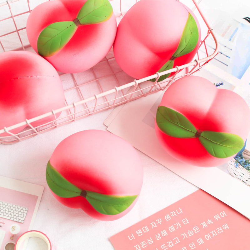 Peach-Shaped Slow Rebound Stress Toy