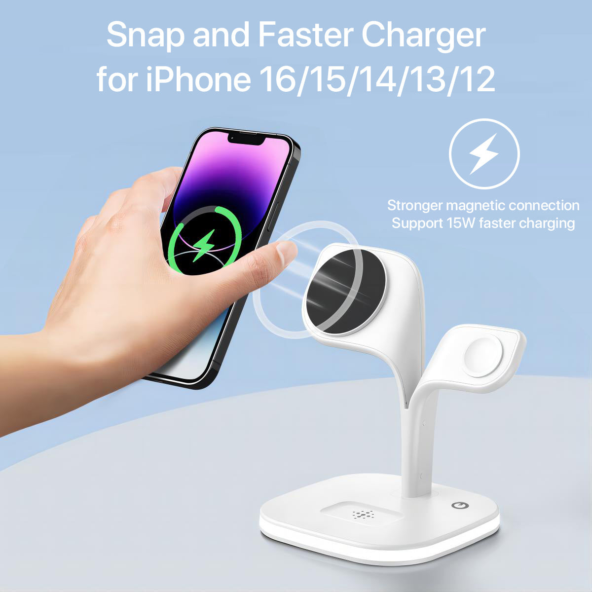 5-in-1 Magnetic Wireless Charging Station