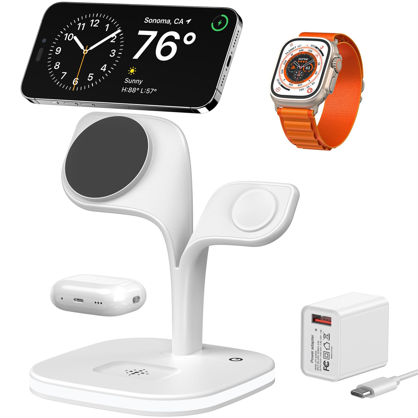 5-in-1 Magnetic Wireless Charging Station