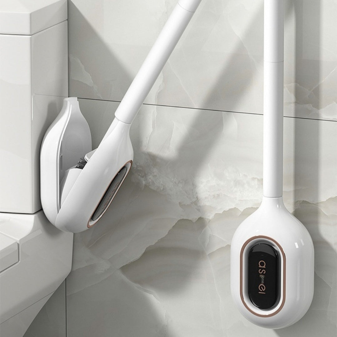 Wall-Mounted Toilet Cleaning Brush with Aromatherapy Box