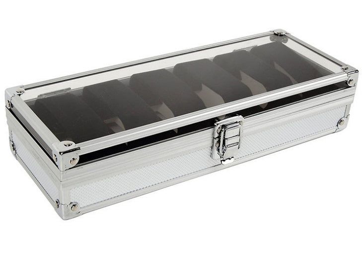 Aluminum Jewelry and Watch Organizer Boxes