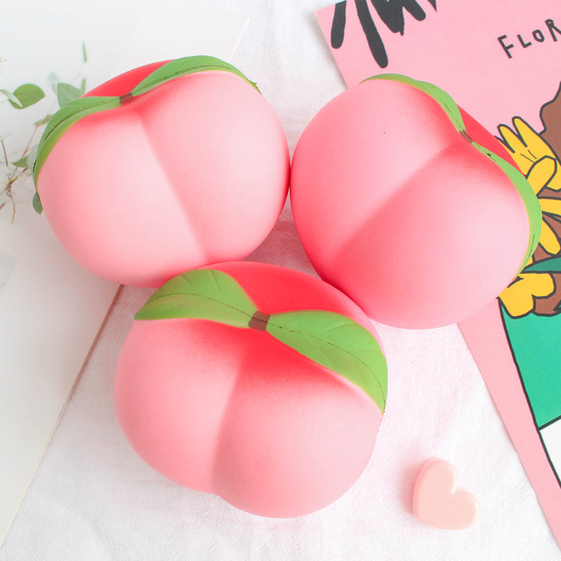 Peach-Shaped Slow Rebound Stress Toy