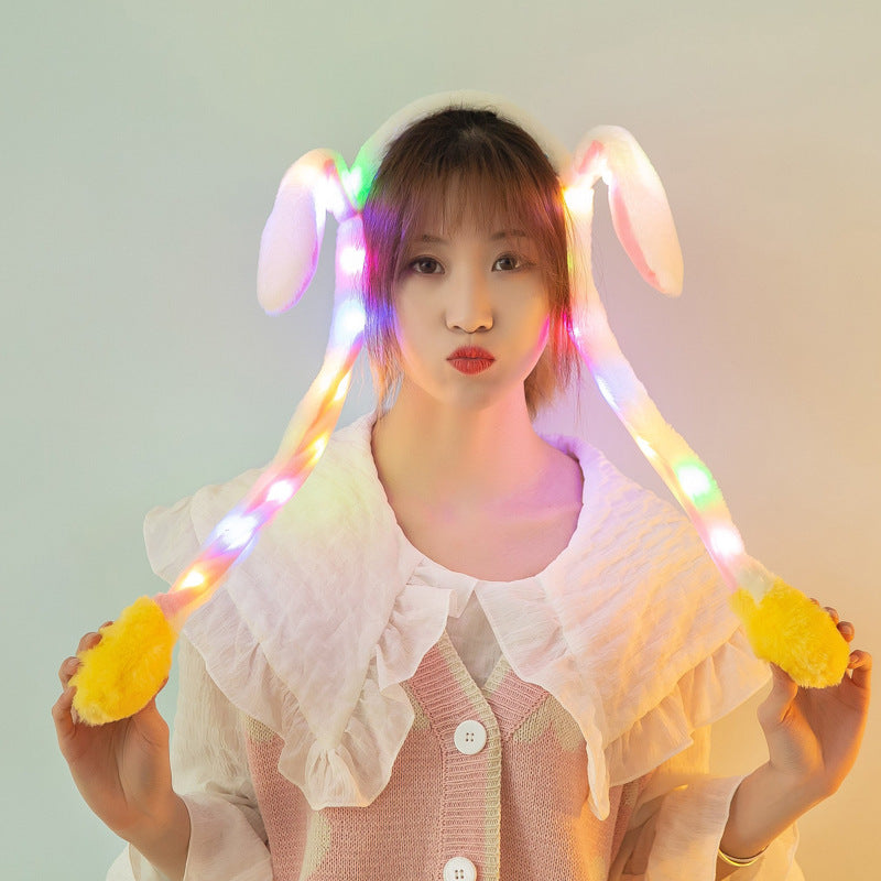 Cute Rabbit Ear Plush Headband – Soft & Adorable Accessory