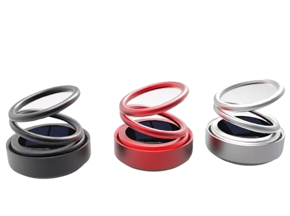 Solar-Powered Rotating Car Air Freshener