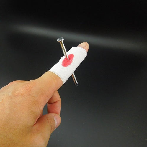 Realistic Nail-in-Finger Prank