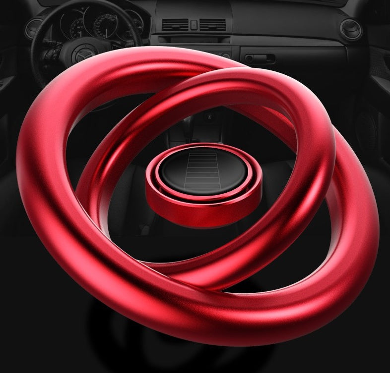 Solar-Powered Rotating Car Air Freshener
