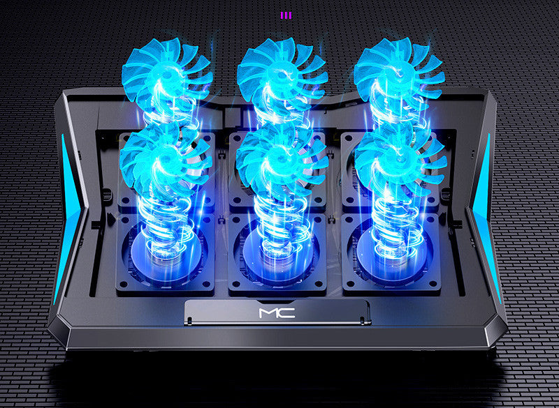 Foldable Laptop Cooling Stand with Radiator Design