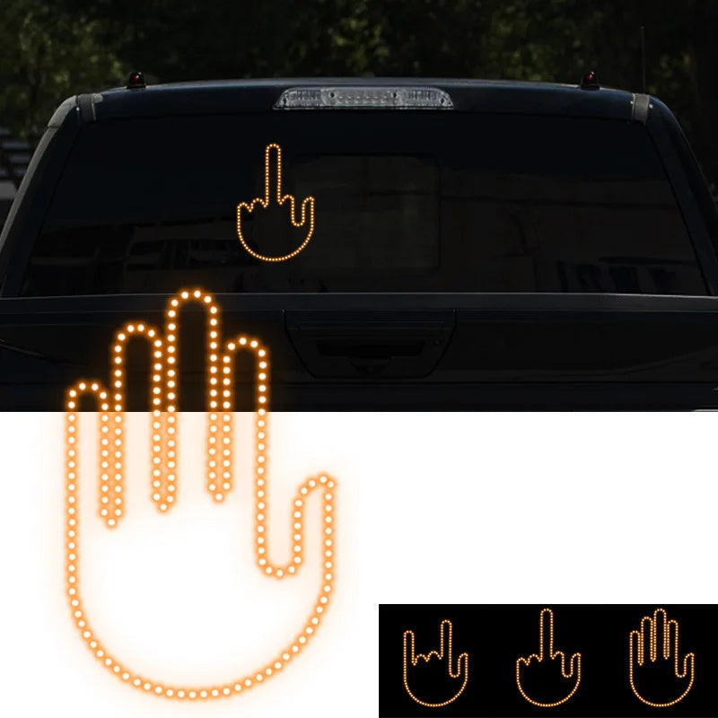Remote Road Rage Gesture Lamp