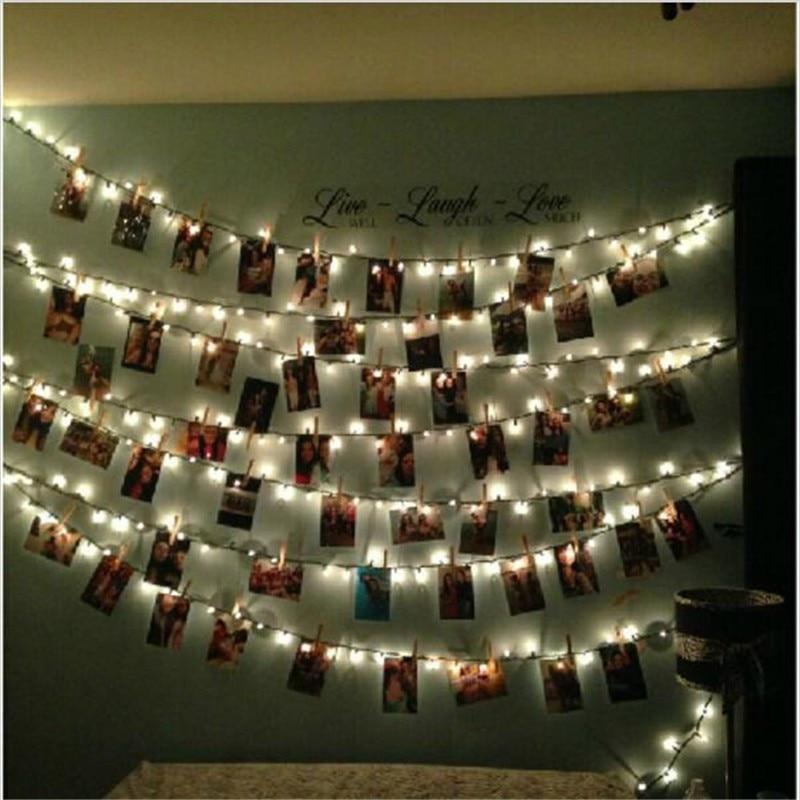 Photo Holder LED String Lights