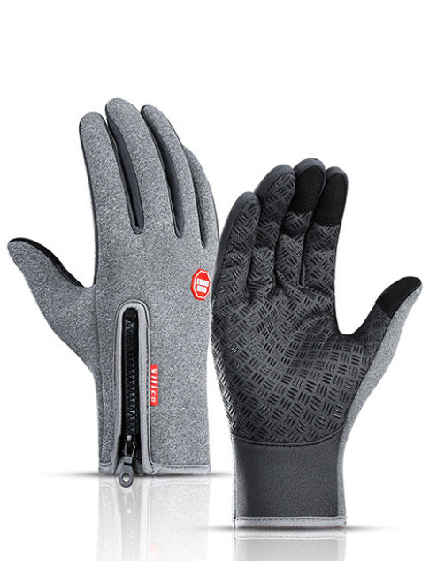 Thermal Sports Gloves – Fleece-Lined, Waterproof & Touch-Enabled