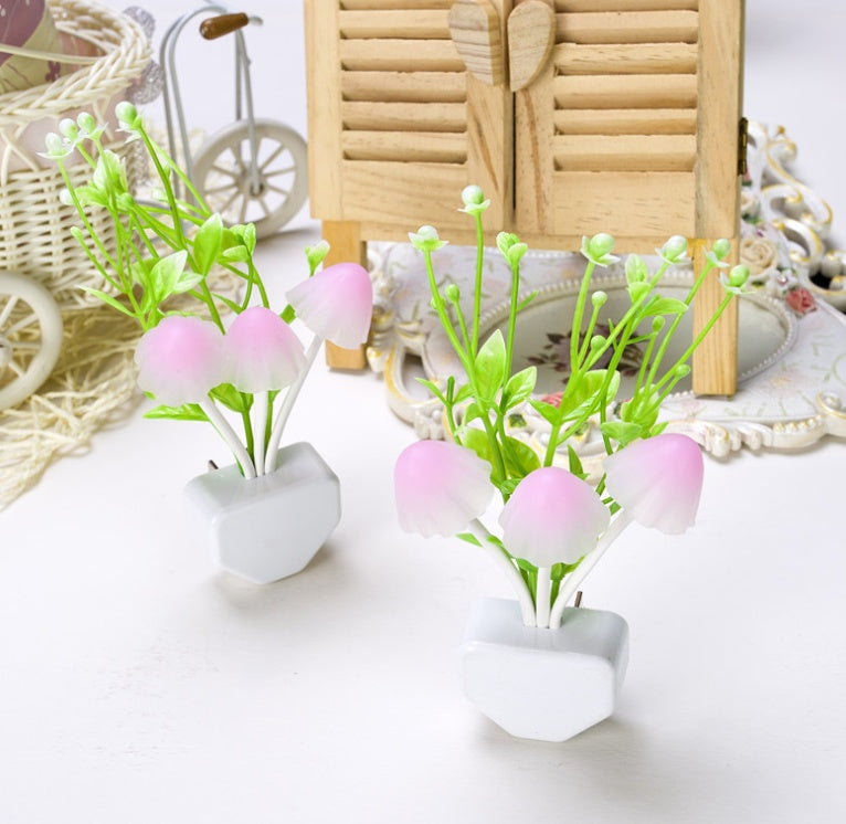 Color-Changing Mushroom LED Lamp