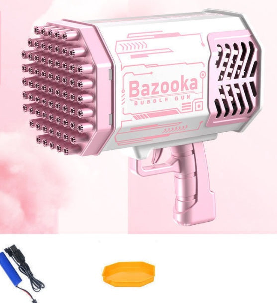 Rocket Bubble Blaster – 69-Hole Automatic Soap Bubble Machine