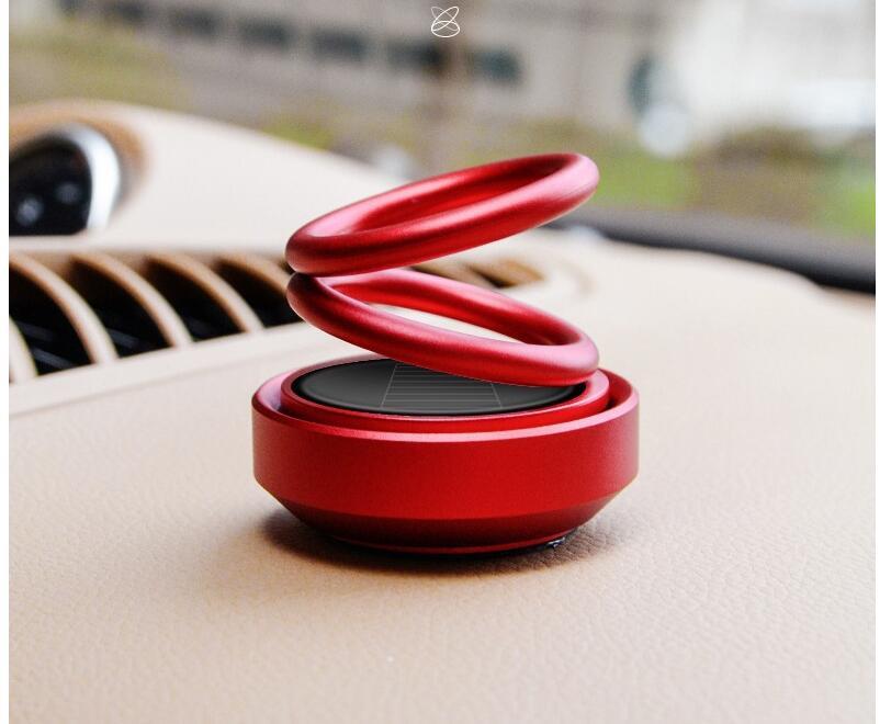 Solar-Powered Rotating Car Air Freshener