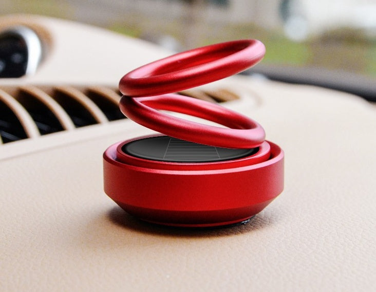 Solar-Powered Rotating Car Air Freshener