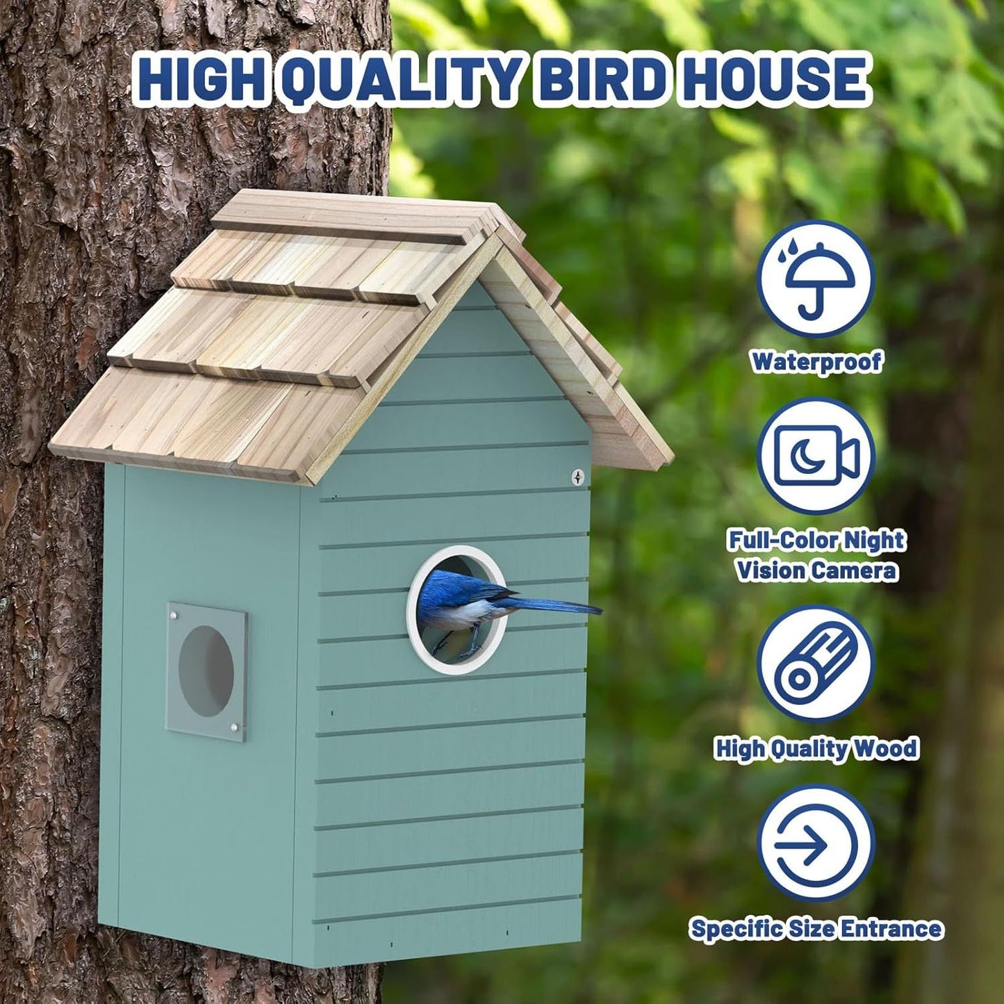Smart Birdhouse Feeder with Camera
