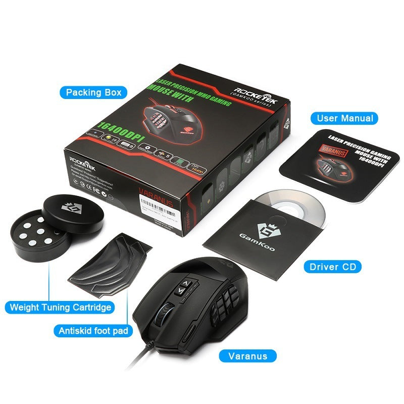 Customizable LED Gaming Mouse