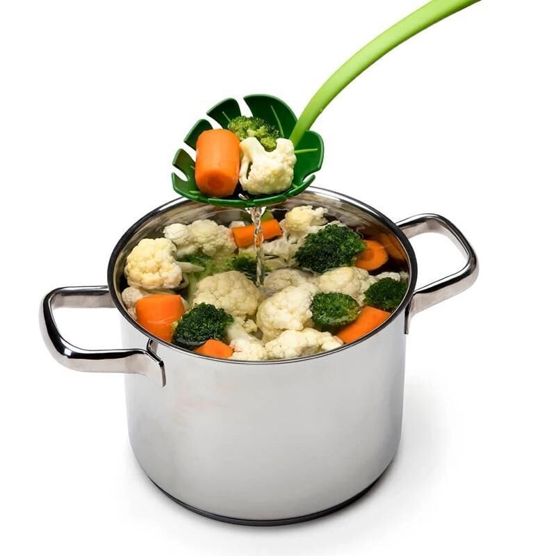Spaghetti Serving Spoon with Built-In Strainer